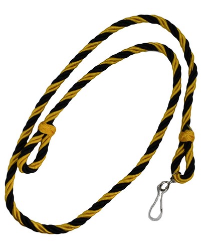 Lanyard yellow black with - lanyard,