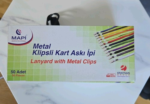 Lanyard with metal clips - lanyard,
