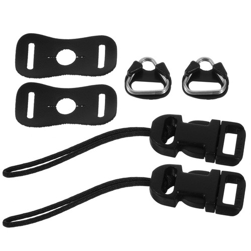 Camera strap split ring - strap, clips