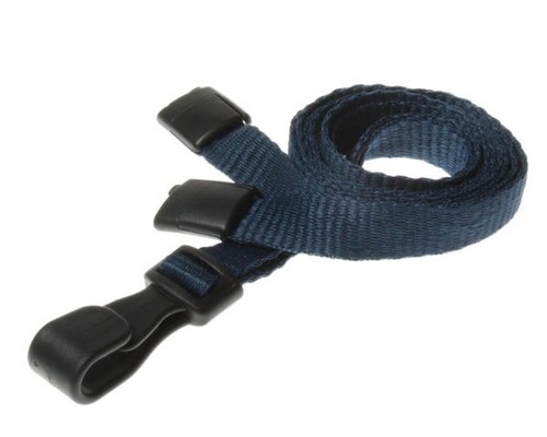 Dark blue lanyard with - dark,